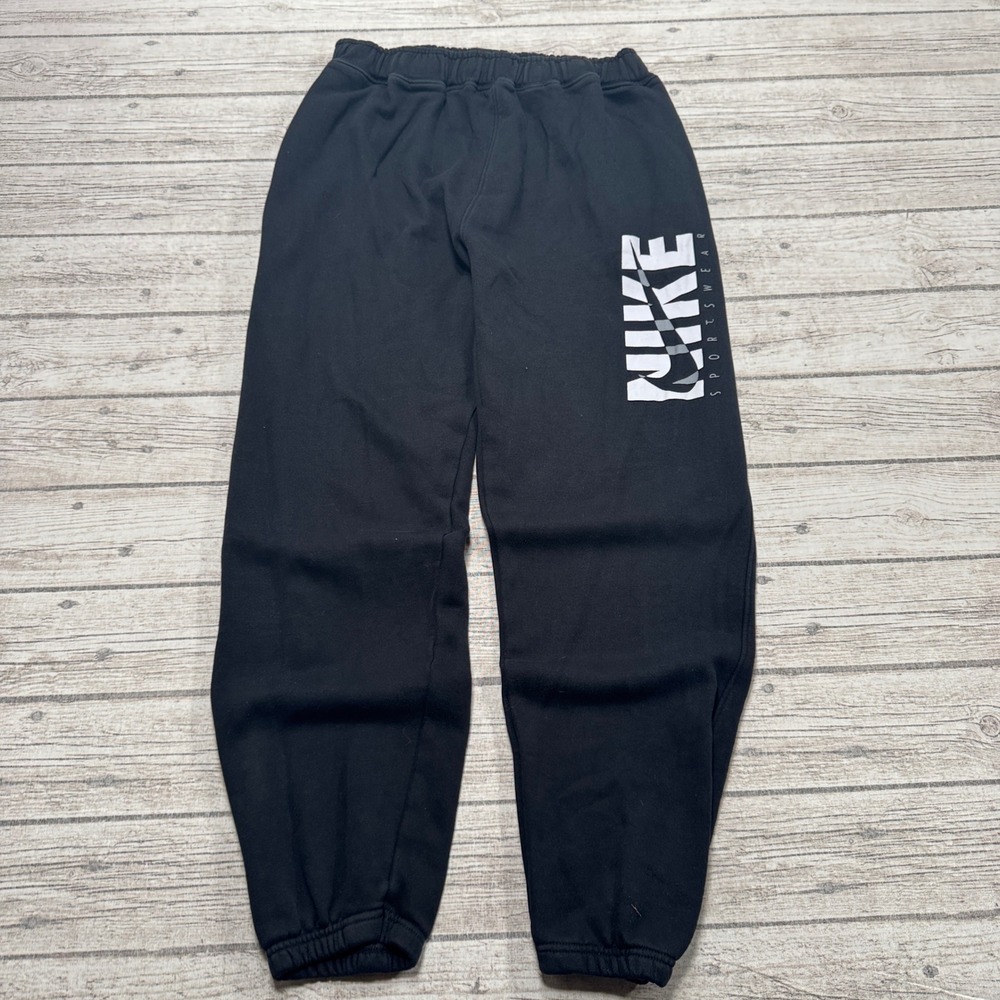 Nike Sweatpants Men's XL Black Fleece Lined Athletic Joggers Sportswear Training